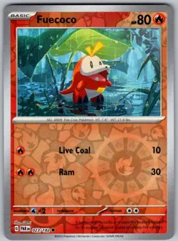 2023 Fuecoco 023/182 Pokemon Paradox Rift C - Image 1