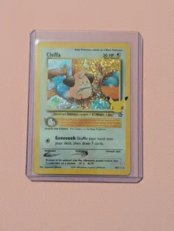 Cleffa 20/111 Celebrations: Classic Collection Holo NM Condition Pokemon TCG - Image 1