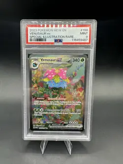2023 Pokemon 151 Venusaur ex #198 SIR PSA 9 Mint Special Illustration Rare - Image 1