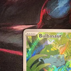 Pokemon TCG Bulbasaur 166/165 Illustration Rare Full Art Holo SV151 Eng - Image 2