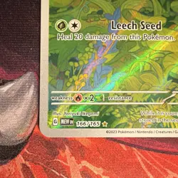 Pokemon TCG Bulbasaur 166/165 Illustration Rare Full Art Holo SV151 Eng - Image 4