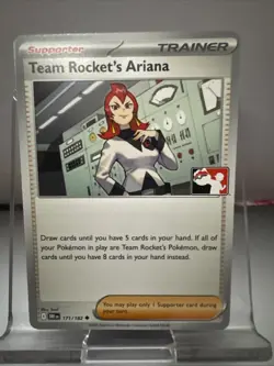Team Rocket's Ariana 171/182 Pokemon Play Stamp Prize Pack Regular - Image 1