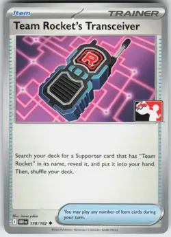 Team Rocket's Transceiver 178/182 Uncommon Prize Pack Series Cards Pokemon NM - Image 1