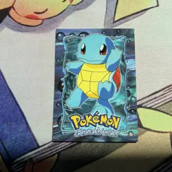 Pokemon Topps Squirtle E7 of 12 Blue Logo - LP - Image 1