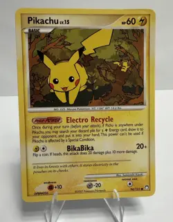 Pokemon TCG Pikachu 94/123 Mysterious Treasures 60 HP Common Regular - Image 1