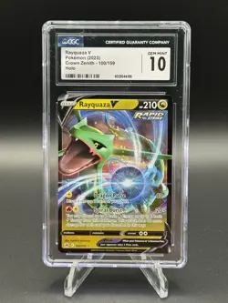 Pokemon Rayquaza V 100/159 Crown Zenith CGC 10 Holo Ultra Rare 2023 - Image 1