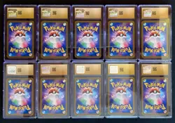Pokemon TCG Terastal Festival Complete Eeveelution SAR Set of CGC Pristine 10's! - Image 2