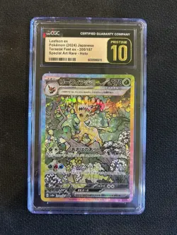 Pokemon TCG Terastal Festival Complete Eeveelution SAR Set of CGC Pristine 10's! - Image 3