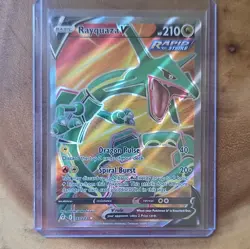 Pokemon TCG Rayquaza V 193/203 Evolving Skies Holo Full Art UR EN 210HP - Image 1