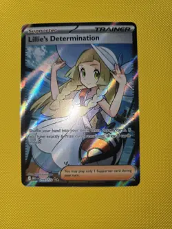 Lillie’s Determination 169/132 Mega Evolution | Ultra Rare Trainer Card Pokemon - Image 1