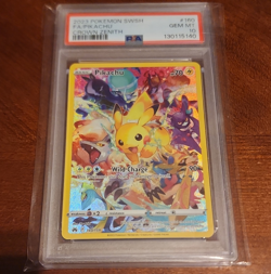 The Pokemon Company PSA 10 Pikachu Secret Rare Crown Zenith 160/159 2023 Holo - Image 1