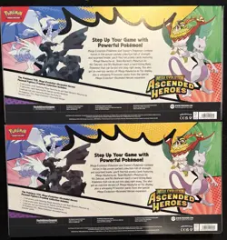 2 X Pokemon Ascended Heroes Focused Fighters Premium Collection 1 Box Has A Tear - Image 2