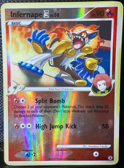 Infernape #43 [Reverse Holo] Pokemon Rising Rivals - Image 1