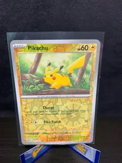Pikachu 025/165 Reverse Holo - S&V 151 Pokemon Card - NM/Mint - Image 1