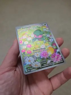 Pokemon Pitch Black Fomantis Illustration Rare 085/084 M/NM - Image 3