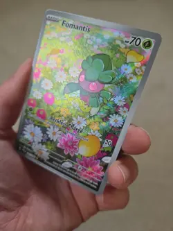 Pokemon Pitch Black Fomantis Illustration Rare 085/084 M/NM - Image 4