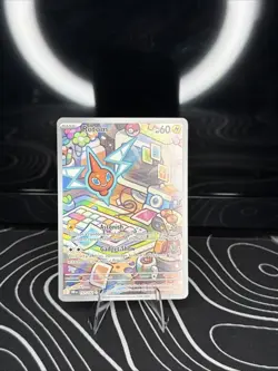 Rotom 197/182 Pokemon TCG S&V Destined Rivals Illustration Rare Holo NM - Image 1