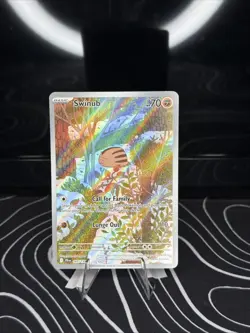 Swinub 165/159 Illustration Rare Journey Together Pokemon Holo Near Mint - Image 1