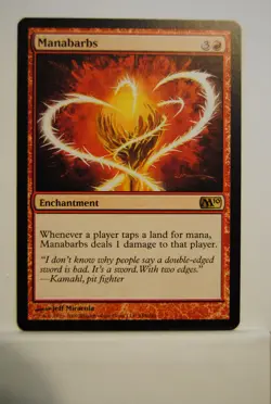 Magic 2010 Core Set M10: Manabarbs NM - Image 1