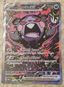 Morpeko ex Special Illustration Rare Pitch Black 117/084 Pokemon NM - Pack Fresh - Image 1