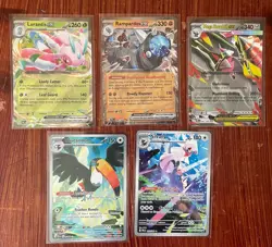 Pokemon TCG - Pitch Black LOT of 5 Cards (EX + IR) - NM - Image 1