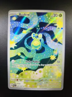 Budew 221/217 Illustration Rare Ascended Heroes Pokemon - Image 1