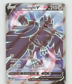 CORVIKNIGHT V 156/163 ULTRA RARE BATTLE STYLES POKEMON NEAR MINT - Image 2