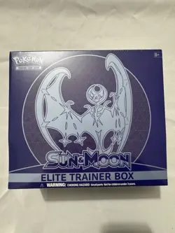 Sealed Pokemon Sun And Moon Base Lunala Elite Trainer Box ETB N694 728192486012 - Image 1