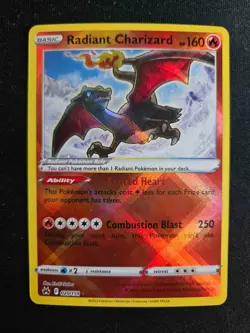Radiant Charizard 020/159 Radiant Rare Crown Zenith Pokemon NM - Image 1