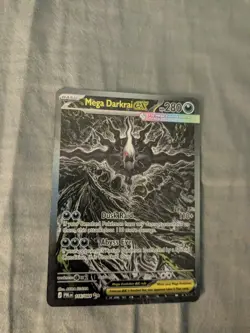 Mega Darkrai EX 116/084 Secret Rare Full Art Holo - Pokemon TCG Evolutions EN - Image 1