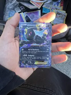 2016 Pokemon XY Fates Collid Umbreon EX 55/124 Holo RarePokemon - Image 1