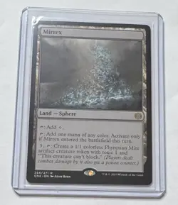 Mirrex 254/271 Phyrexia: All Will Be One Rare Land MTG NM/M - Image 1