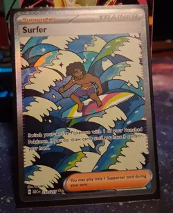 Pokemon TCG Surfer 293/217 Ascended Heroes Special Illustration Rare Full Art NM - Image 1