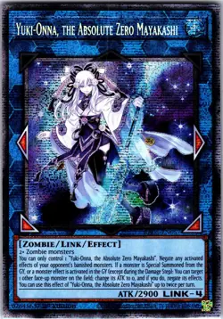 Yuki-Onna, the Absolute Zero Mayakashi (Starlight Rare) RA05-EN057 Yu-Gi-Oh NM - Image 1