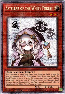 Astellar of the White Forest (Starlight Rare) RA05-EN100 Yu-Gi-Oh 1st Edition NM - Image 1