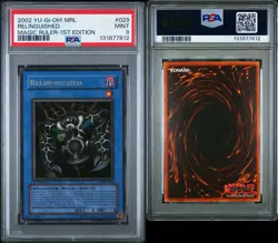 2002 Yugioh MRL Magic Ruler Relinquished PSA 9 1st #029 - Image 3