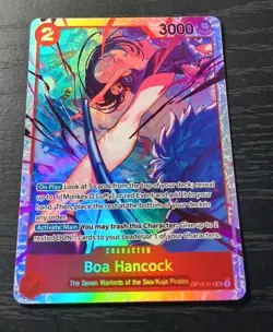 One Piece CCG Boa Hancock Legacy Of The Master SR Foil Card OP12-014 NM - Image 1