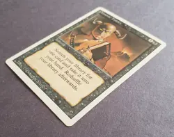 MTG Magic the Gathering Revised Edition Demonic Tutor LP Light Play condition - Image 5