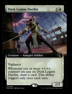 Dusk Legion Duelist (Extended Art) 344 Foil R March of the Machine - Image 1