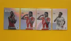 Topps Chrome UEFA Champions League Silenced 2023-24 4-Card Lot SHH-6-8 - Image 1