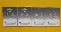 Topps Chrome UEFA Champions League Silenced 2023-24 4-Card Lot SHH-6-8 - Image 2