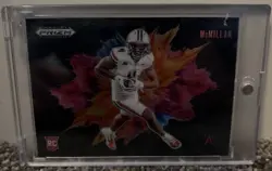 2025 Panini Prizm Draft Picks - Black Color Blast Tetairoa McMillan #12 (RC) - Image 1