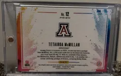 2025 Panini Prizm Draft Picks - Black Color Blast Tetairoa McMillan #12 (RC) - Image 2