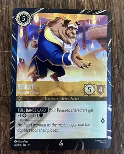 Beast - Gracious Prince 40 Disney Lorcana Promo Cards Holo - Image 1