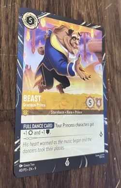 Beast - Gracious Prince 40 Disney Lorcana Promo Cards Holo - Image 2