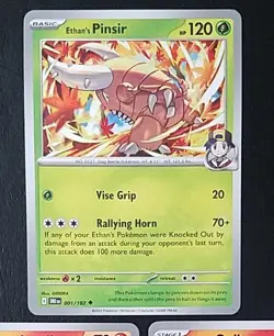 LOT OF 3 ETHAN'S POKEMON, POKEMON CARDS (NM) - Image 3