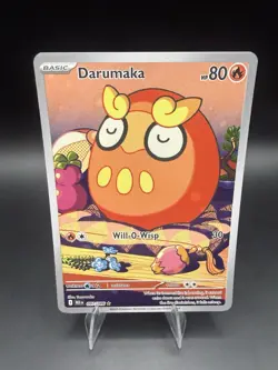 Darumaka 097/086 Illustration Rare IR Sv: Black Bolt Pokemon Card TCG ENG NM - Image 1