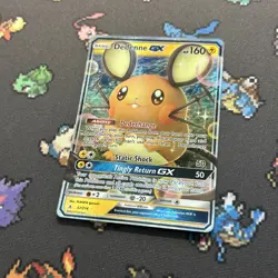 Dedenne GX 57/214 NM -Ultra Rare Pokemon Card- Unbroken Bonds (3z) - Image 3