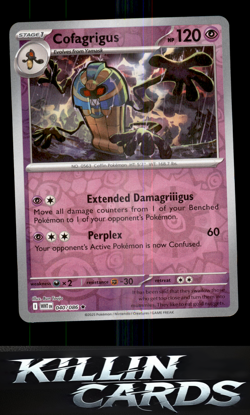 Reverse Holofoil Cofagrigus 040/086 Pokemon Rare SV: White Flare Card NM - Image 1