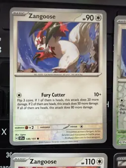 Pokemon TCG Zangoose Lot (4) Regular Rev Holo Ex English Cards NM - Image 2
